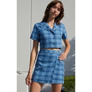 John Galt Gingham Top